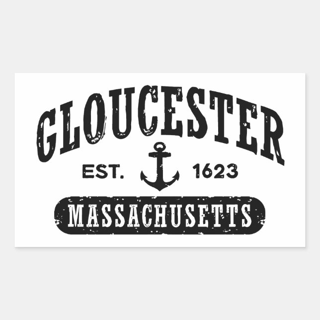 Gloucester Massachusetts Sticker (Front)