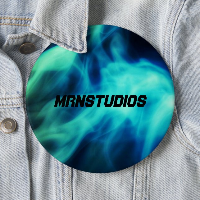 Glow Bomb 6 Inch Round Button (In Situ)