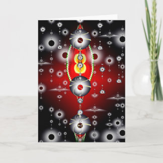 Glow (card) holiday card