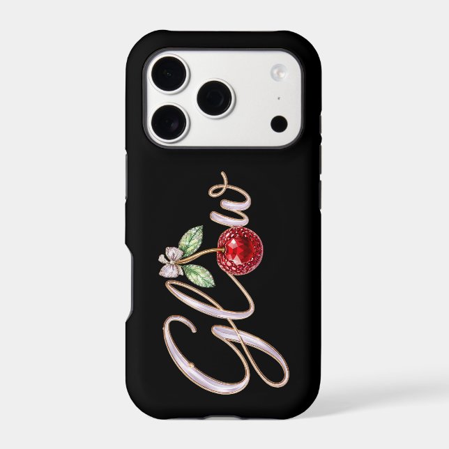 Glow – Cherry Glam Mobile Case (Verso)