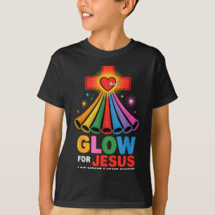 Glow For Jesus Christian Faith  T-Shirt
