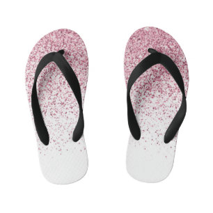 Glow Gradient Pattern 2 Kid's Flip Flops