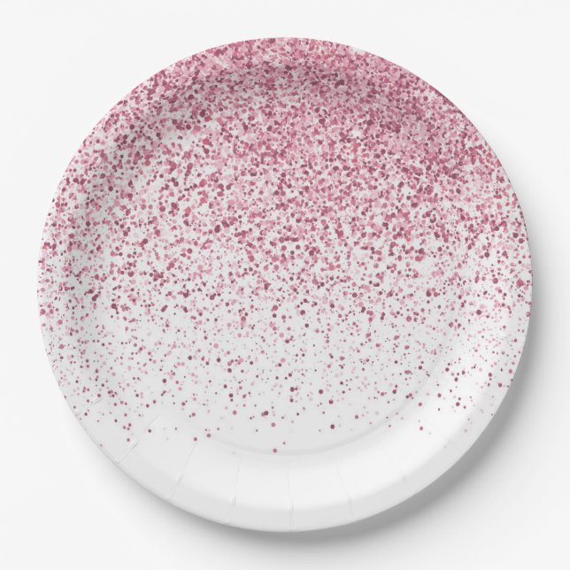 Glow Gradient Pattern 2 Paper Plate (Front)