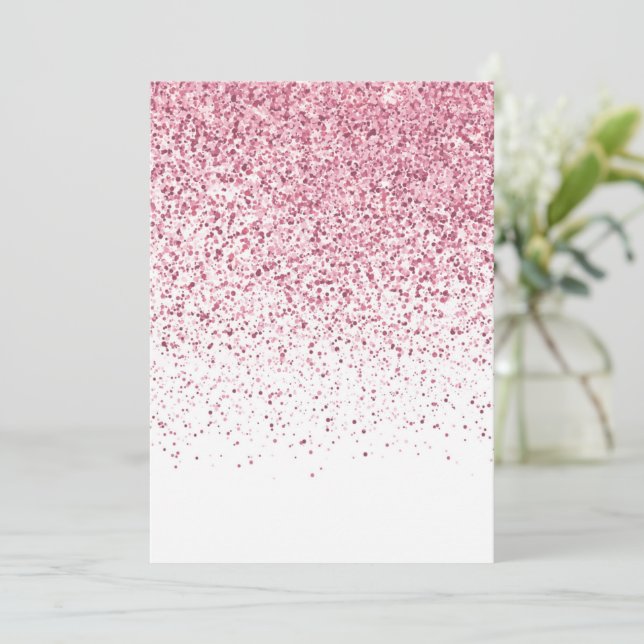 Glow Gradient Pattern 2 Thank You Card (Standing Front)