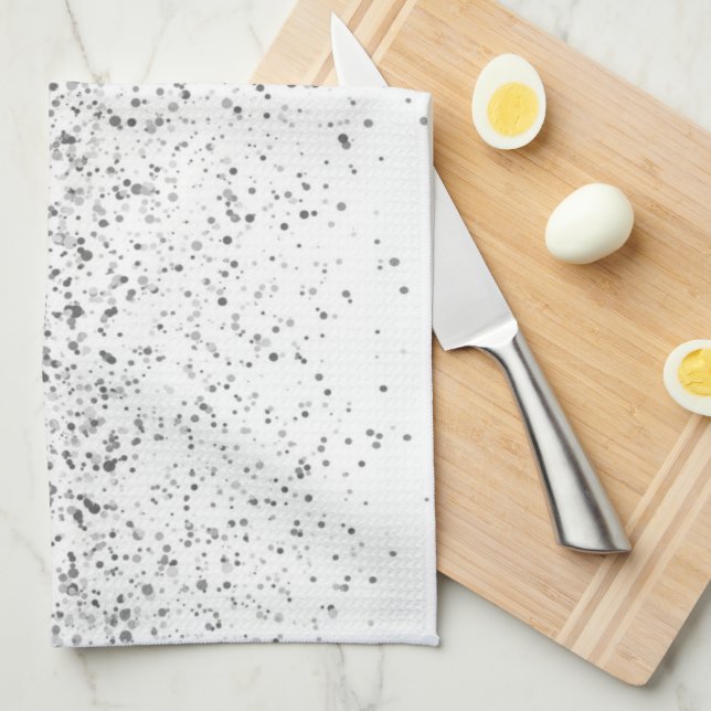 Glow Gradient Pattern 3 Kitchen Towel (Quarter Fold)