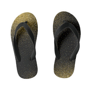 Glow Gradient Pattern 4 Kid's Flip Flops