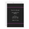 Glow in the dark neon party invitations Rainbow