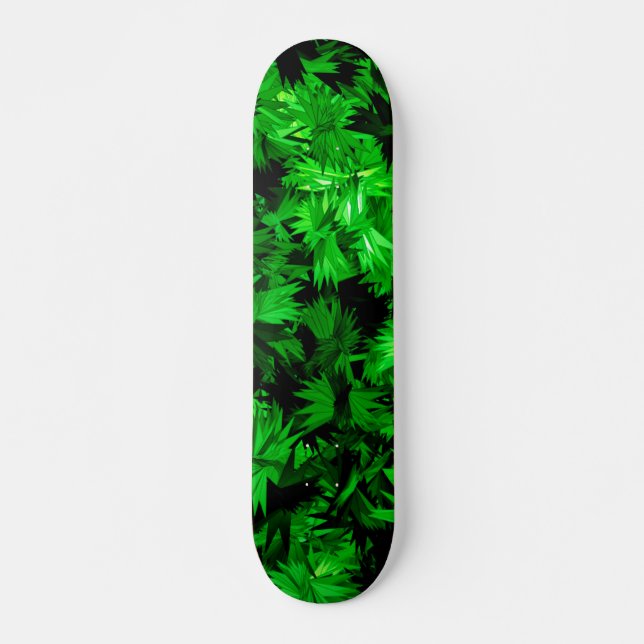 Glow in The Dark Pattern Skateboard (Front)