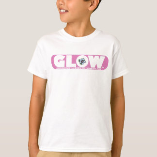 GLOW Kids T-Shirt Pink Logo
