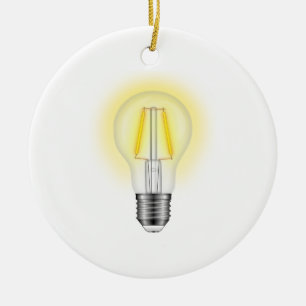 Glow Lamp Ceramic Ornament