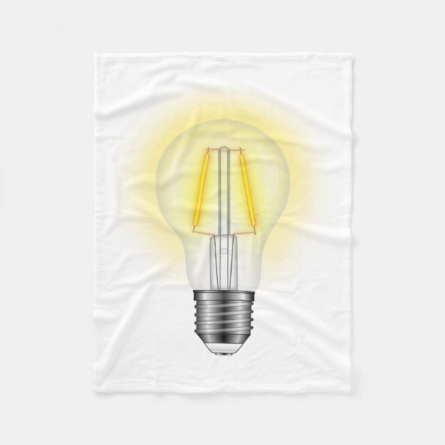 Glow Lamp Fleece Blanket (Front)
