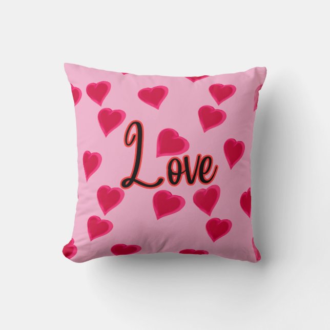 Glow of Love Throw Pillow (Front)