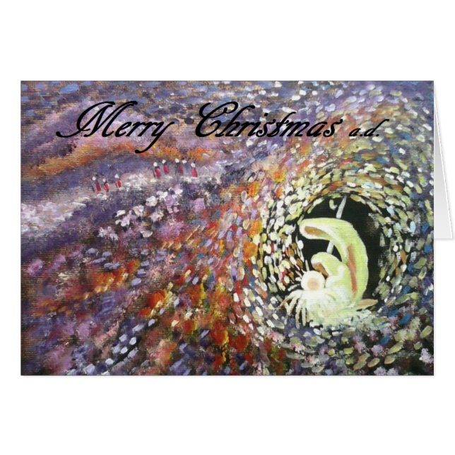 Glow of Merry Christmas, a.d. Card (Front Horizontal)
