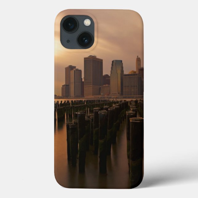 Glow of sunset during stormy skies over East Case-Mate iPhone Case (Back)