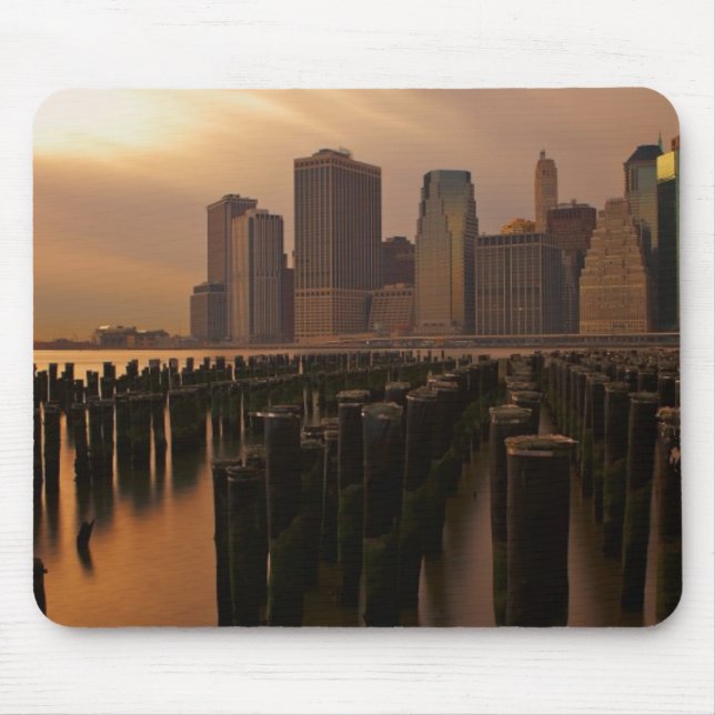 Glow of sunset during stormy skies over East Mouse Pad (Front)