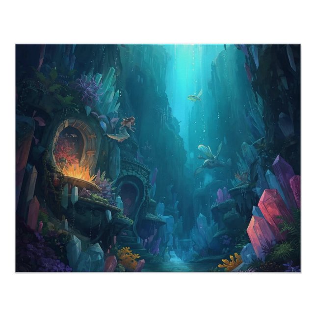 Glow of the Forgotten Depths Poster (Front)