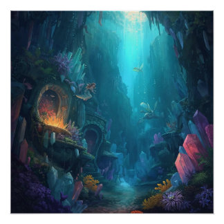 Glow of the Forgotten Depths Poster