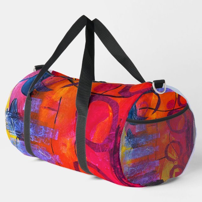 "Glow of the Hearth" Duffle Bag (Right Corner)