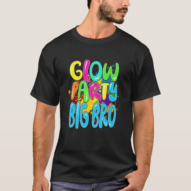 Glow Party Clothing Glow Party  Glow Party Big Bro T-Shirt (Front)