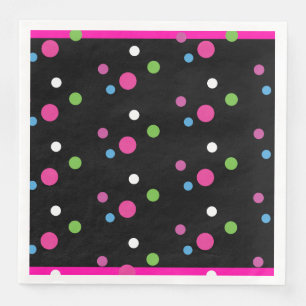 Glow Party Dots Napkin