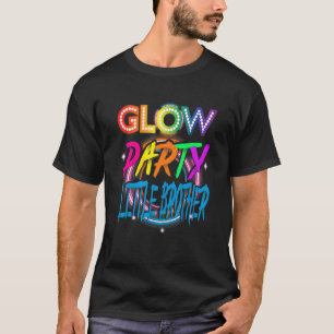Glow Party Little Brother Paint Splatter Effect Gl T-Shirt