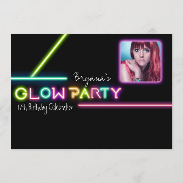 Rave Invitations Zazzle CA