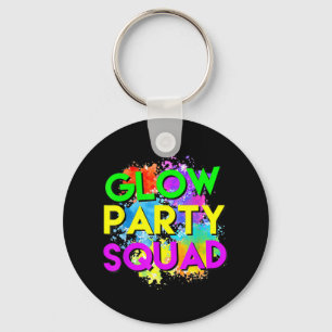 Glow Party Squad Halloween Costume For Women Men K Keychain