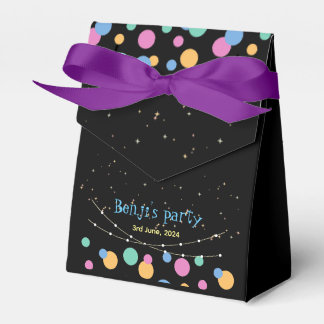 Glow & Roll Birthday bash Custom black Favor Box
