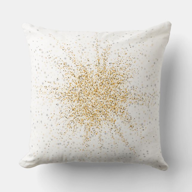 Glow Star 2 Throw Pillow (Front)
