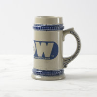 GLOW Stein Blue Logo