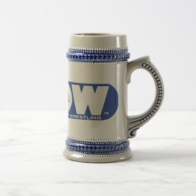 GLOW Stein Blue Logo (Right)