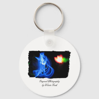 Glow Sticks Dancing in the Night Keychain