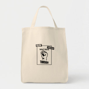 Glow Through Darkness Tote Bag