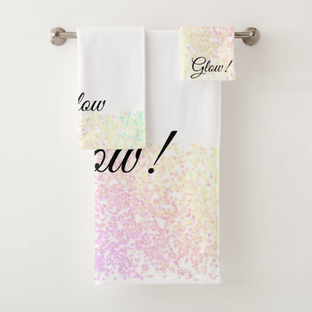 Glow towel set (Insitu)