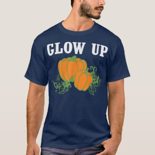 Glow Up Jack O Lantern Pumpkin Halloween 3093 T-Shirt