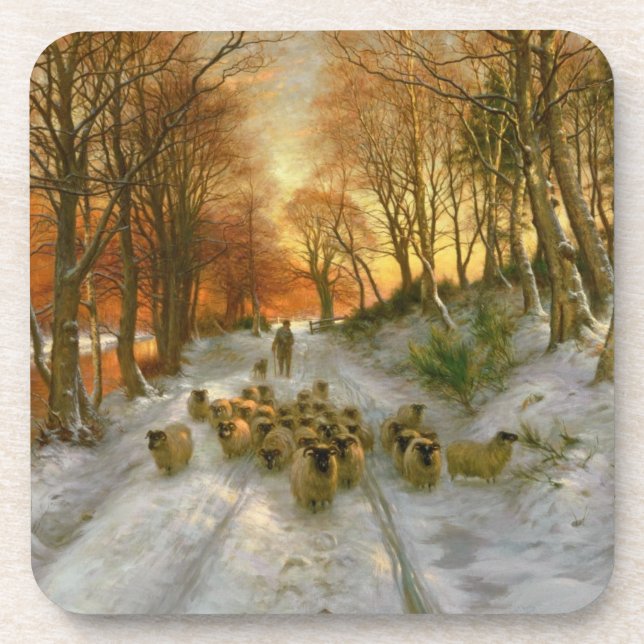 Glowed with Tints of Evening Hours Coaster (Front)