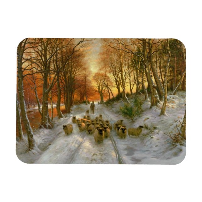 Glowed with Tints of Evening Hours Magnet (Horizontal)