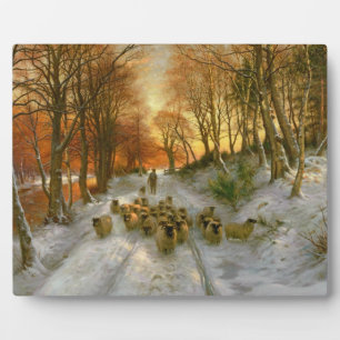 Glowed with Tints of Evening Hours Plaque