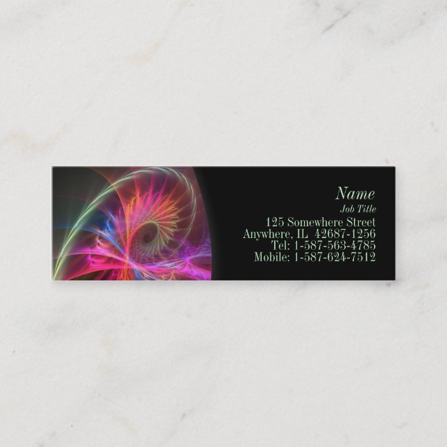 Gloweth Skinny Business Card (Front)
