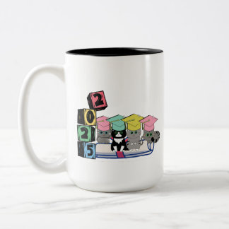 Glowin & Growin Class of 2025 Two-Tone Mug, 15 oz Two-Tone Coffee Mug