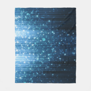 Glowing Abstract: Illuminated Background Art. Fleece Blanket
