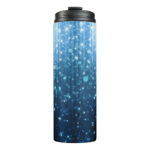 Glowing Abstract: Illuminated Background Art. Thermal Tumbler