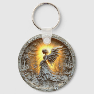 Glowing Angel Keychain