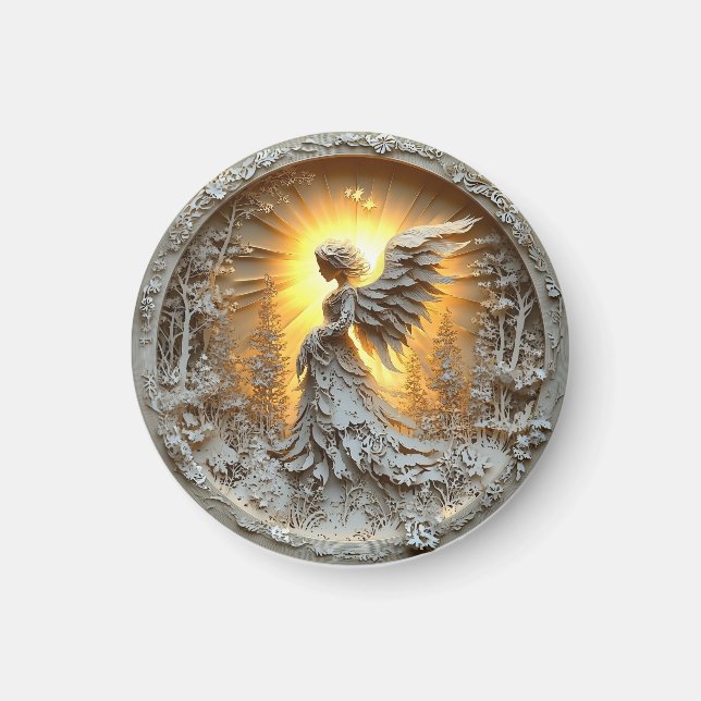 Glowing Angel Magnet (Front)