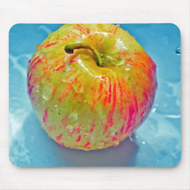 Glowing Apple Mouse Pad (Front)