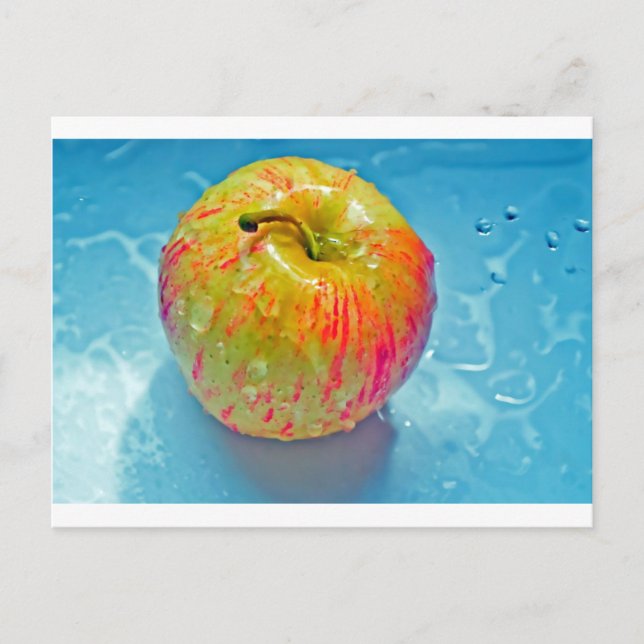 Glowing Apple Postcard (Front)