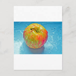 Glowing Apple Postcard