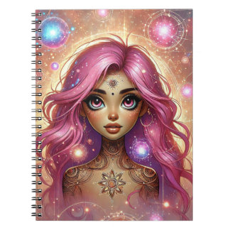 Glowing Aura Radiant Reflections Notebook