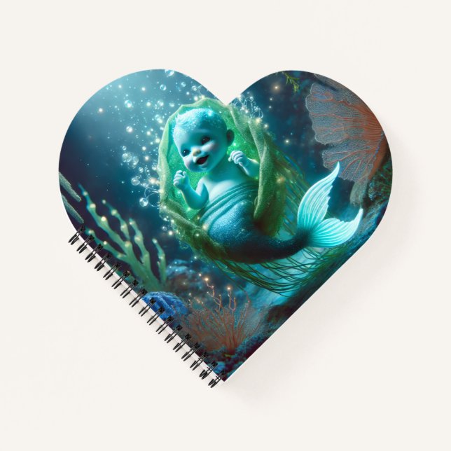 Glowing baby merchild notebook (Front)