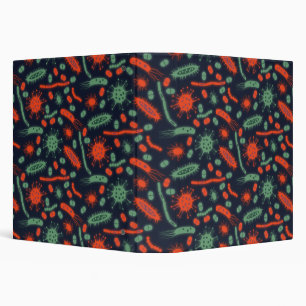 Glowing Bacteria Microorganism green red Binder